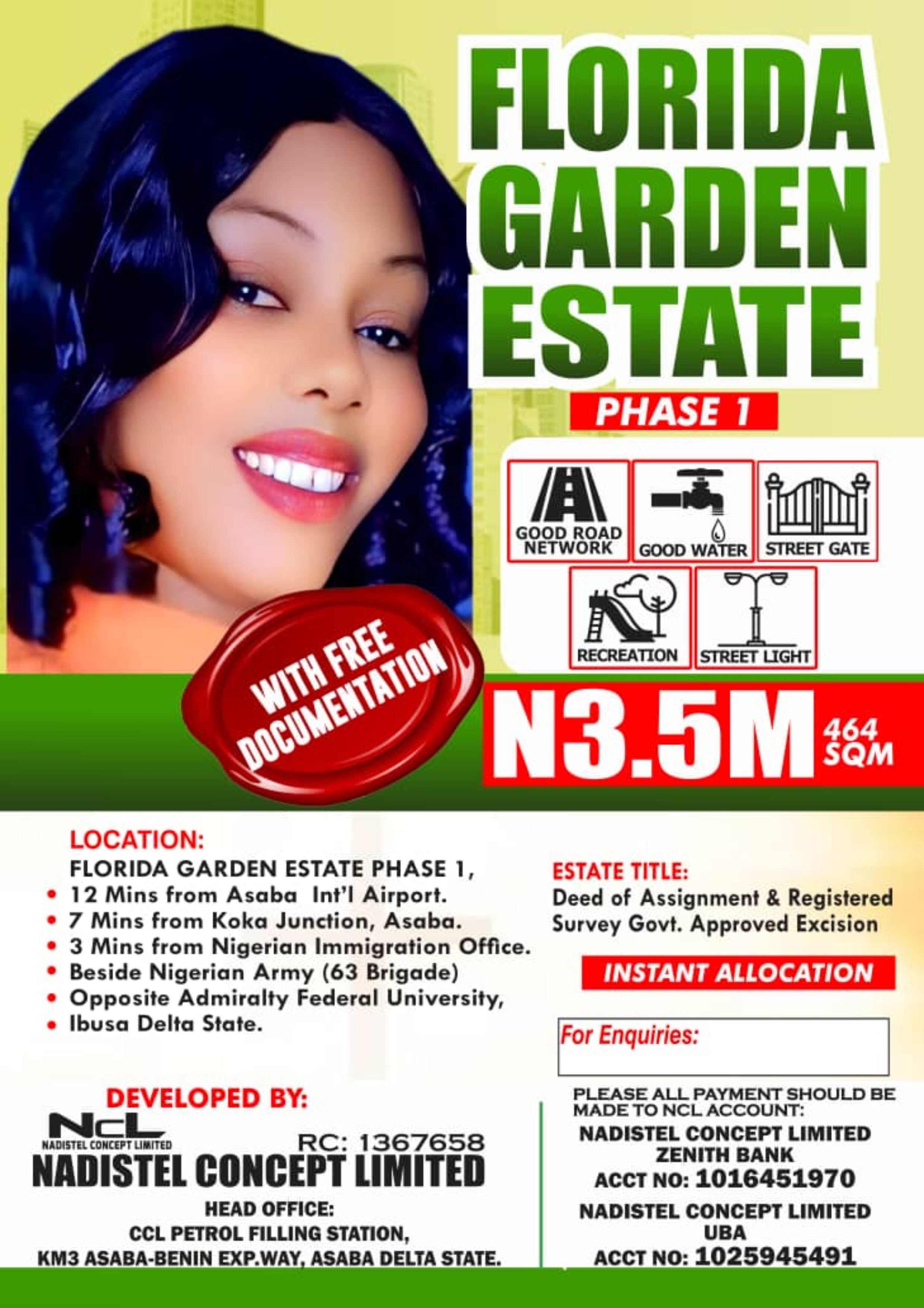 FLORIDA GARDEN ESTATE PHASE